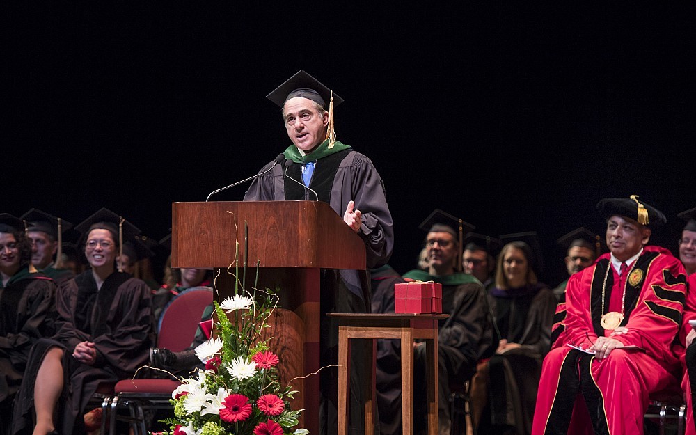 U.S. Veterans Affairs Secretary David Shulkin, MD, was the keynote speaker for the 2017 Honors Day ceremony in the College of Medicine.