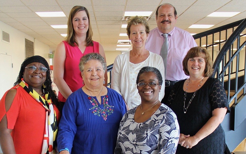 Back row: Tracy Pritchard-College of Nursing, Cheryl Sheils-Elms College, Carl Ross-Robert Morris University. Front row: Karen Bankston-College of Nursing, Norma Martinez-Rogers-University of Texas San Antonio, Kimberly McGinnis-College of Nursing, Kelley Rinnear-College of Nursing