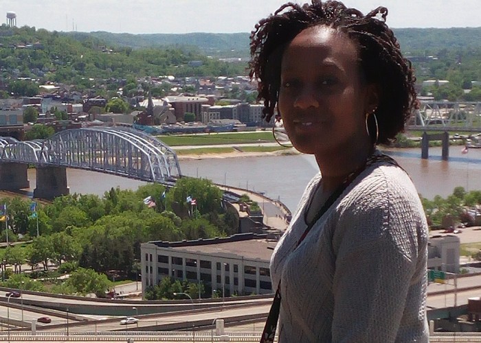 Christine Sekaggya, MD, a physician and educator at Makrere University in Kampala, Uganda, came to the University of Cincinnati as part of the American Society of HematologyÂ s Visitor Training Program (VTP) to learn more about hematologic diseases. She also had a chance to explore the city.