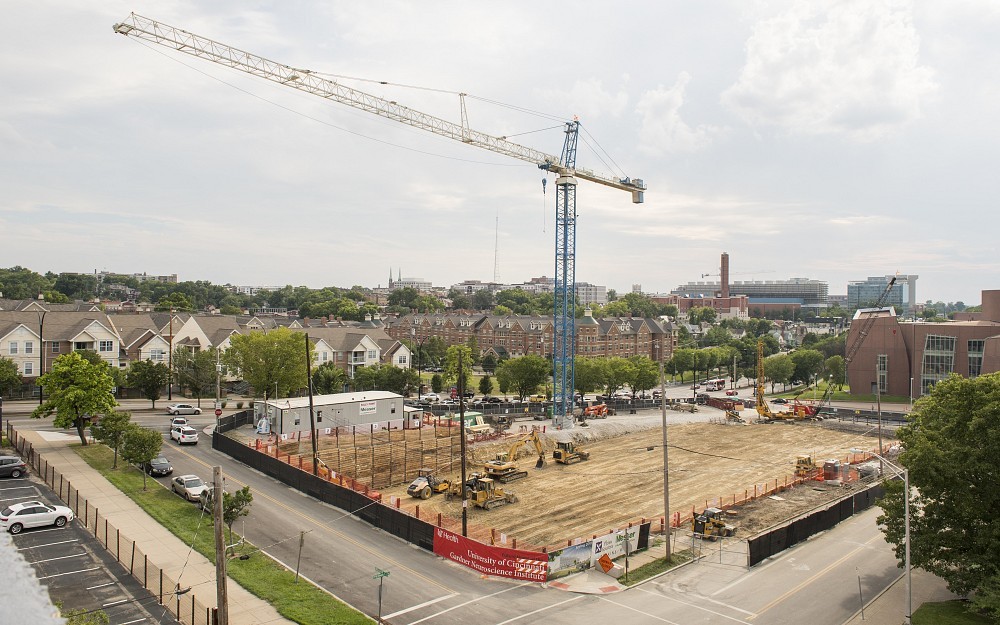 Construction site of 223 Piedmont Ave., new facility for the UC Gardner Neuroscience Institute