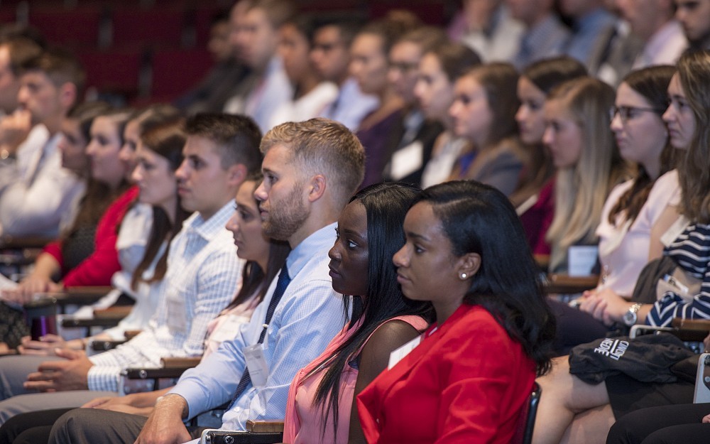 The College of Medicine welcomed 173 first-year medical students during Orientation Week 2017. The Class of 2021 will graduate during the year of UC's bicentennial celebration.