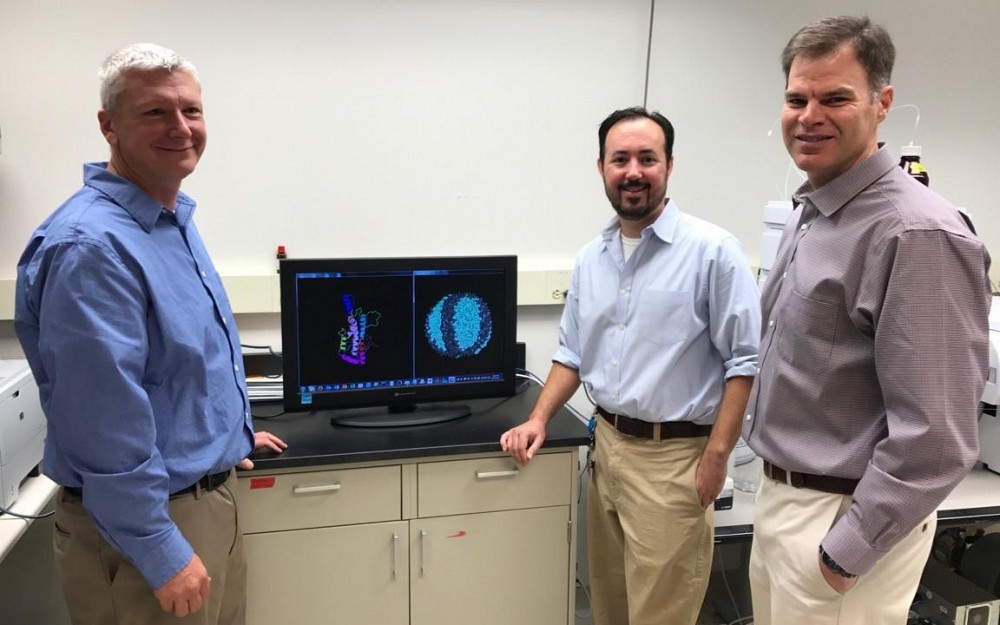 UC Researchers (left to right) Tom Thompson, PhD, John Melchior, PhD, and Sean Davidson, PhD.  