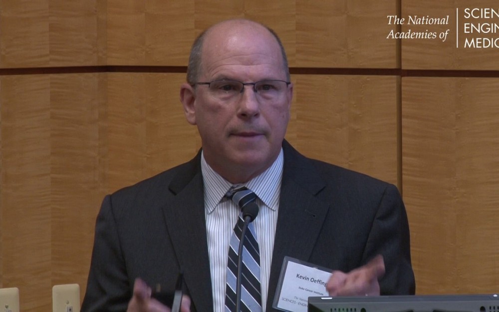 Kevin Oeffinger, MD, a professor in the Duke University Department of MedicineÂ s Division of Medical Oncology