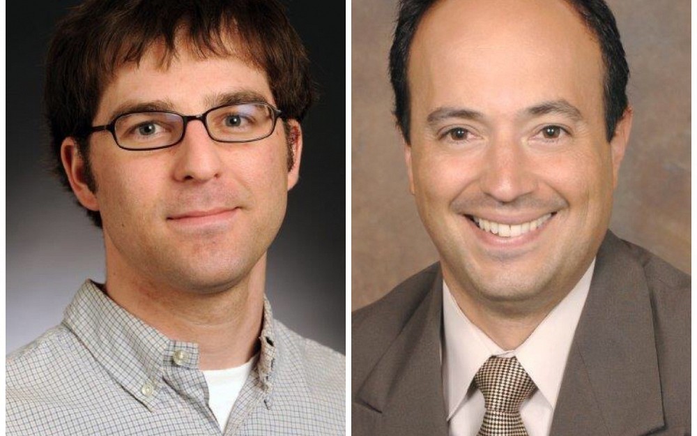 Andrew Beck, MD, and Alberto Espay, MD, are UC College of Medicine faculty honored for mentoring.