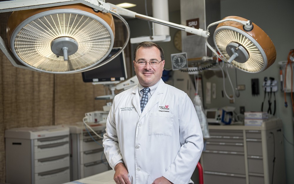 Michael Lyons, MD, associate professor in the Department of Emergency Medicine, and director of the Early Intervention Program