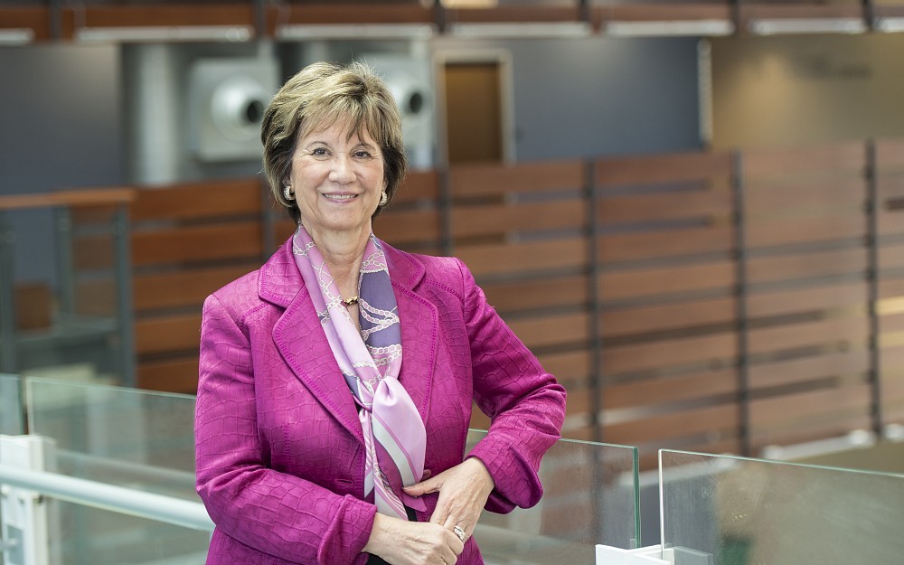 Evangelia Kranias, PhD, is shown in the UC College of Medicine.