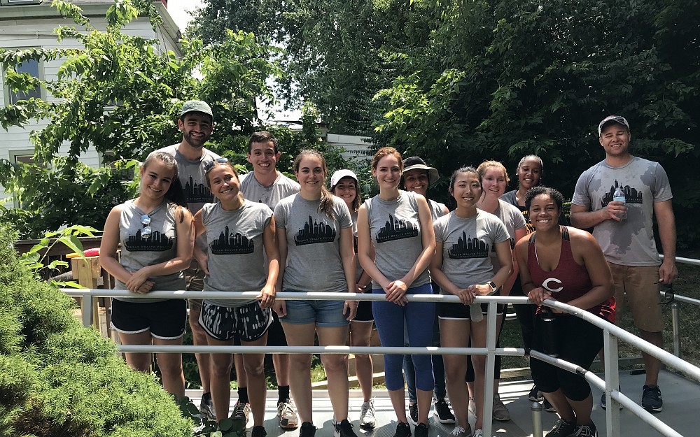 Rising second-year medical students who participated in the 2018 Urban Health Project are shown during an outing.
