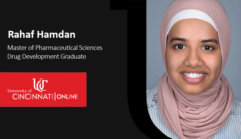 Alumni Spotlight: Rahaf Hamdan, Master's in Drug Development Graduate