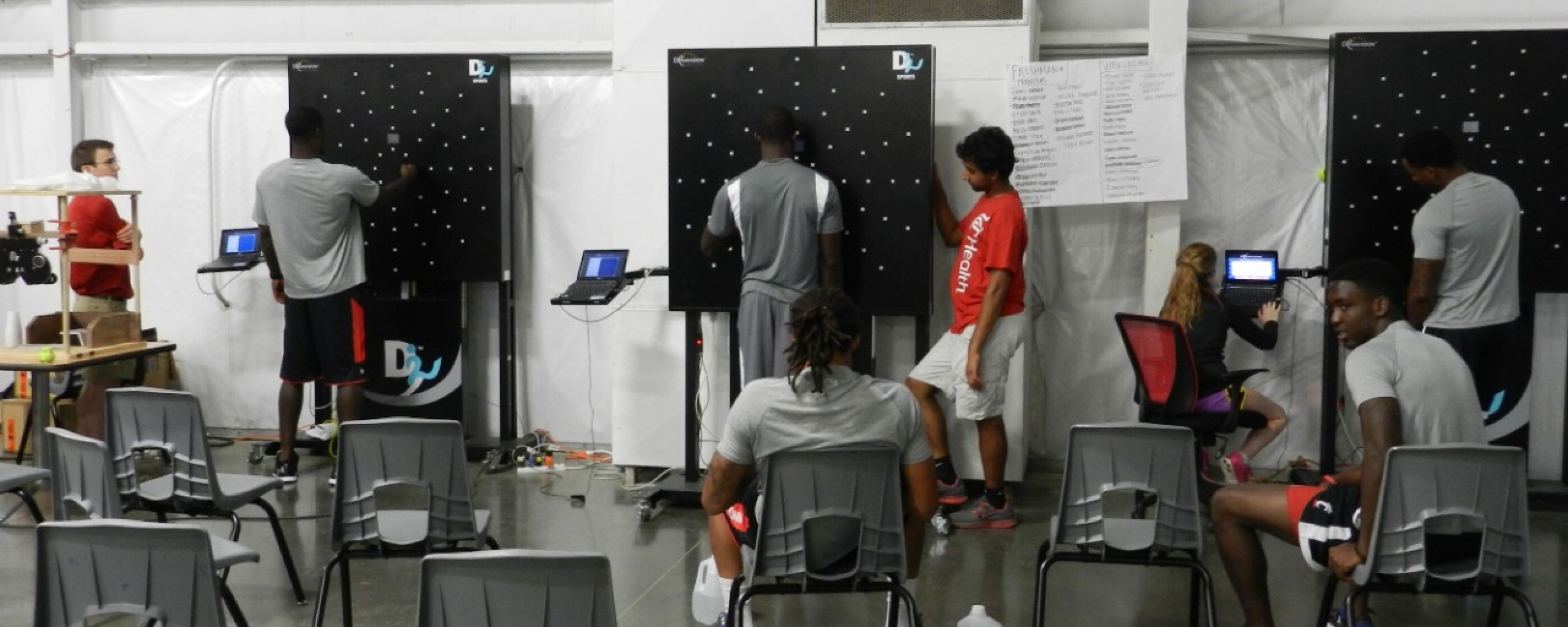 UC athletes undergo Dynavision training