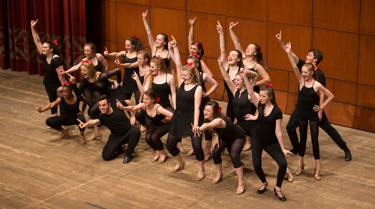 CCM Prep high school musical theatre students perform during the Year End Festival