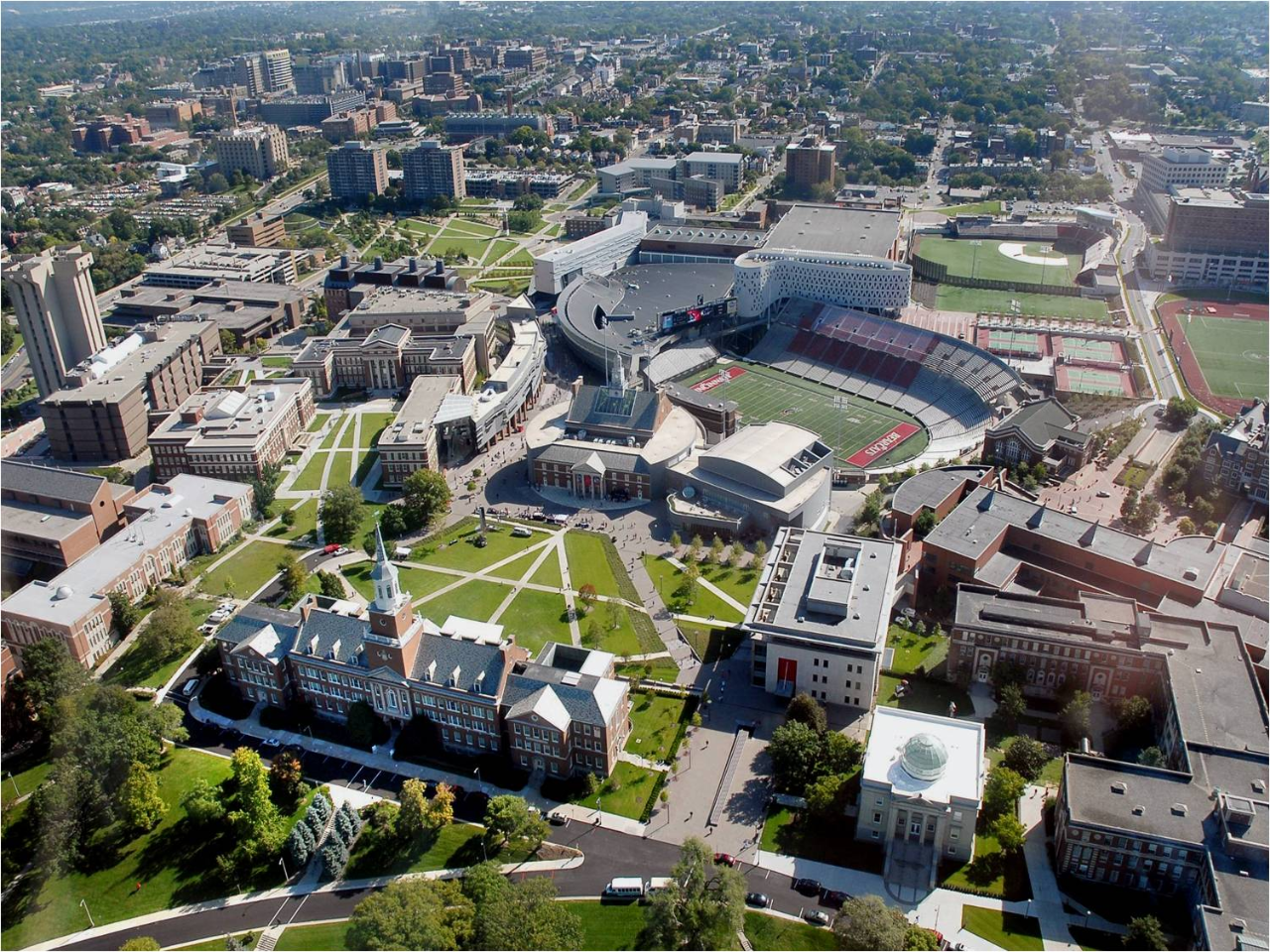 University of Cincinnati Uptown Campus, home of the College of Arts and Sciences, which recently honored Triumph Cord students.