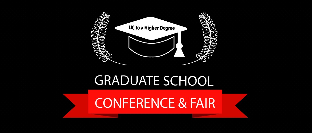 graphic of graduate school conference and fair 