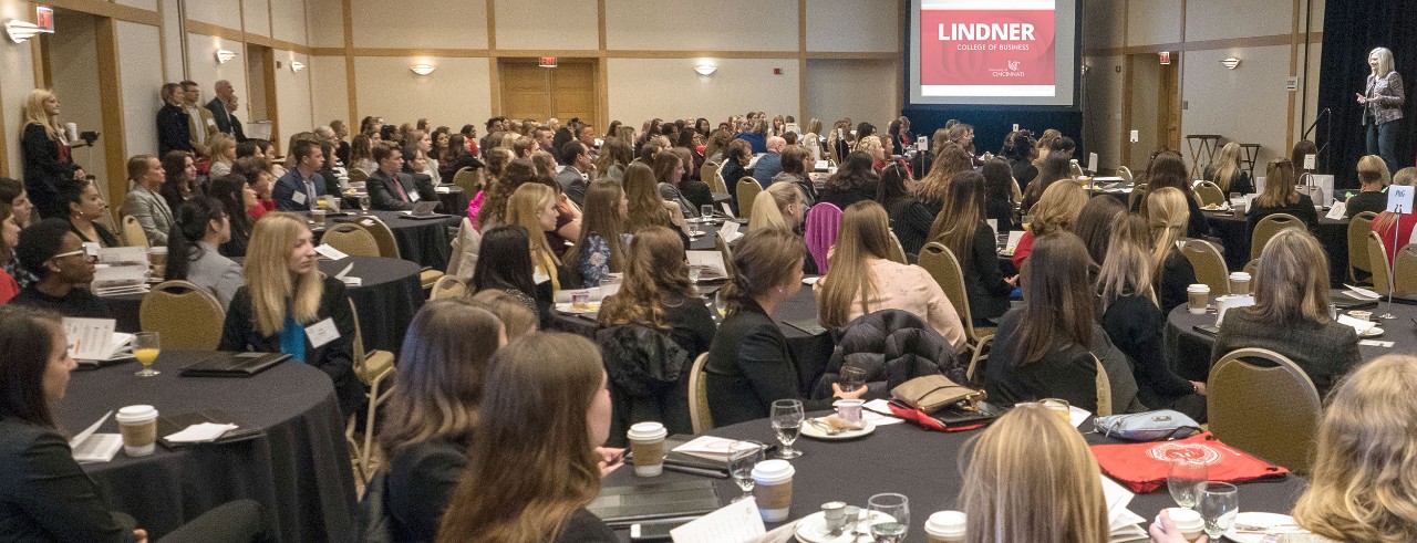 Crowd shot of Empowerment Day attendees listening to a speaker