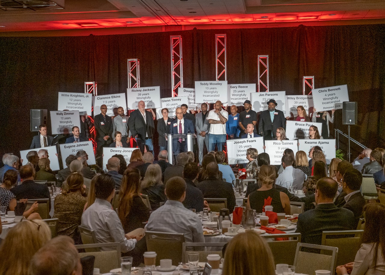 Exonerees from the 2019 OIP breakfast