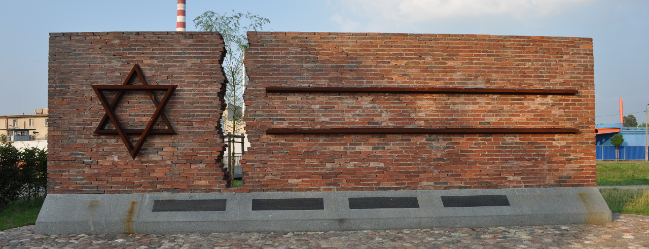 Holocaust Monument in the Częstochowa Warta train station.