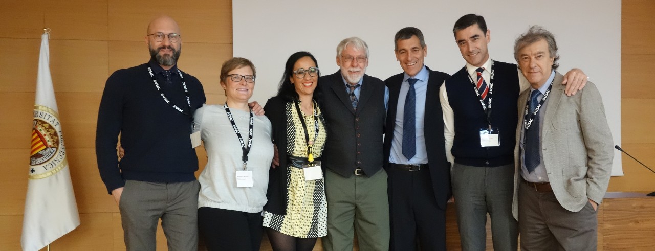 Dan Durbin with USAC resident directors in Valencia