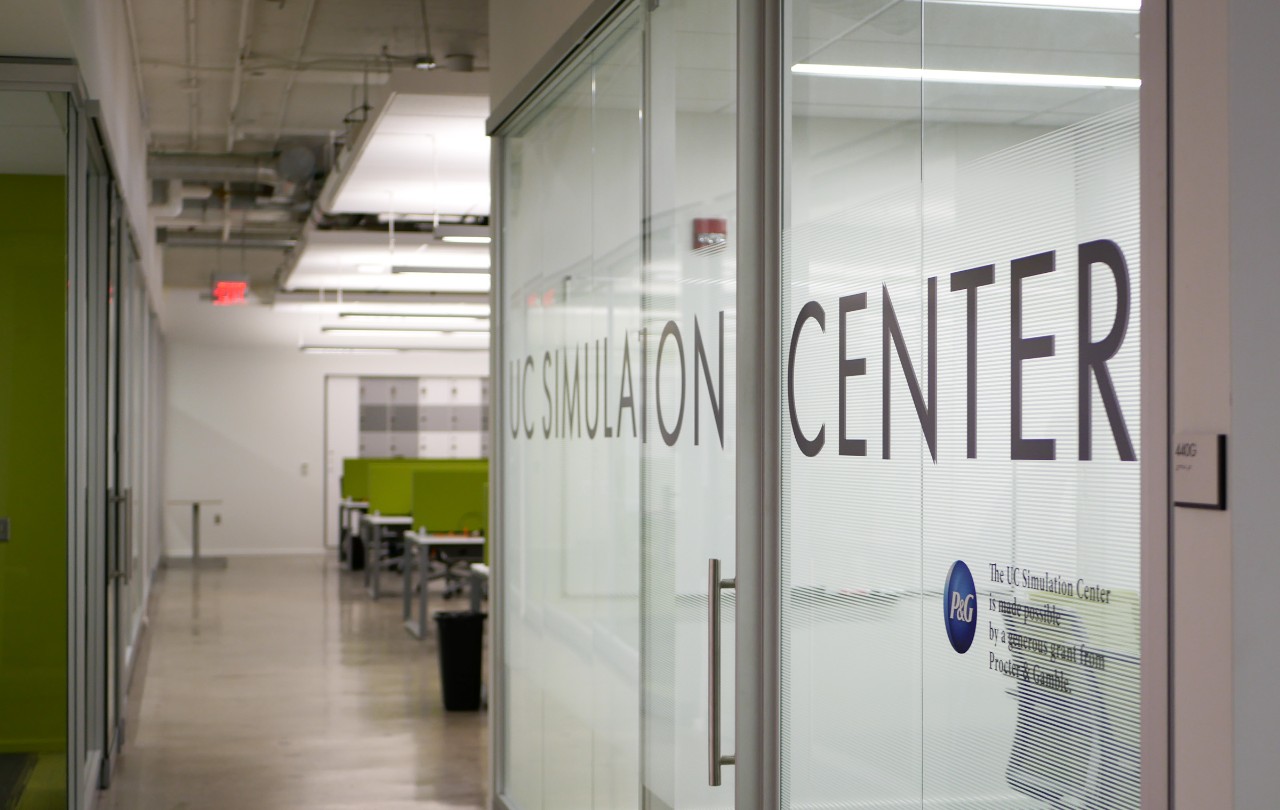 The door of the UC Simulation Center