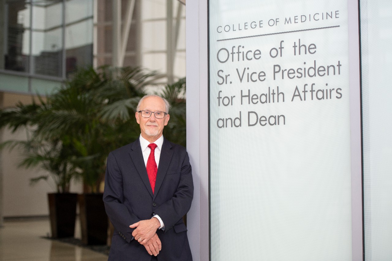 Andrew Filak, Jr., dean of the UC College of Medicine, is shown.