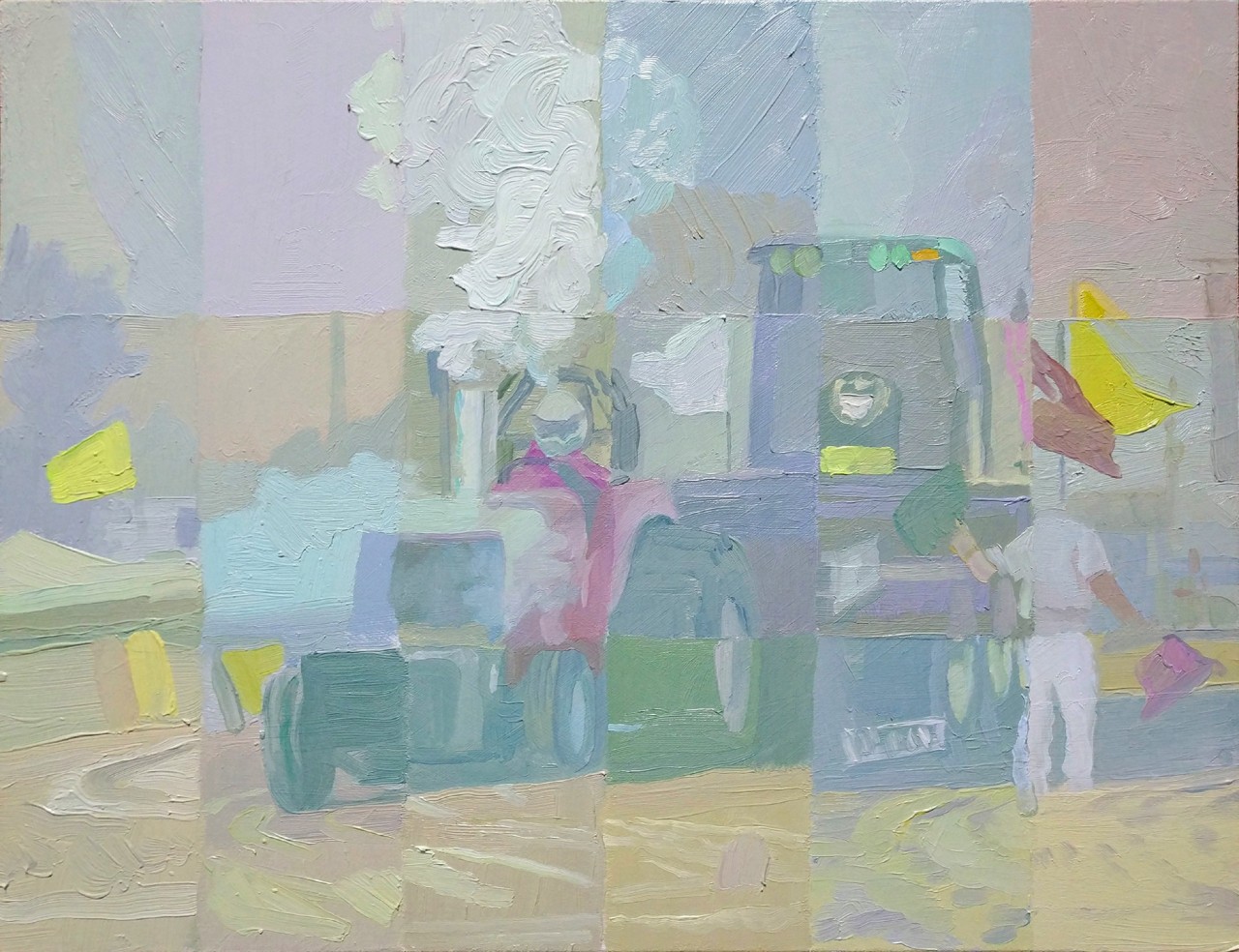 Tractor Pull painting