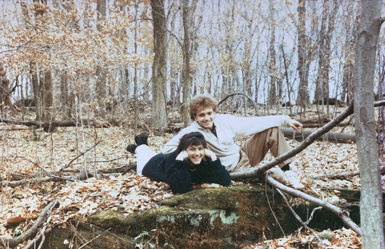 Kelly and David after they first met at DAAP in Burnet Woods.