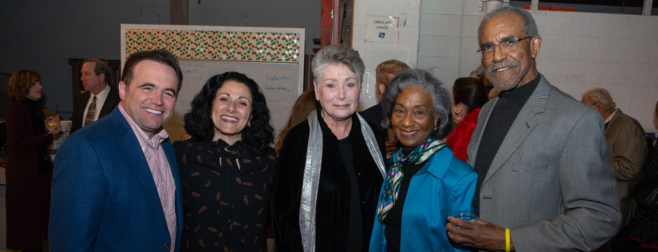 Cincinnati Mayor John Cranley, Dena Cranley, Barbara Gould, Jean Crawford and Dr. Alvin Crawford at CCM's Moveable Feast.