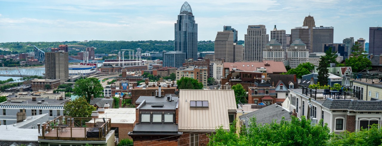 Cincinnati city skyline