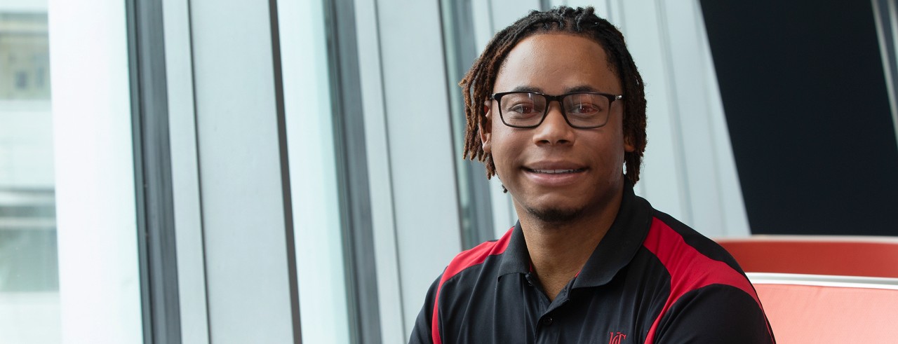 Delonte LeFlore on UC's campus