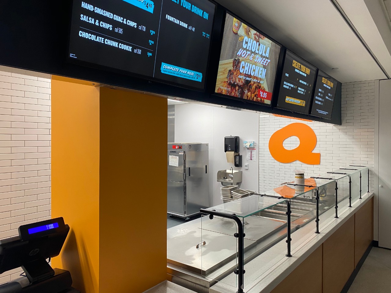 New Qdoba counter in TUC Food Court