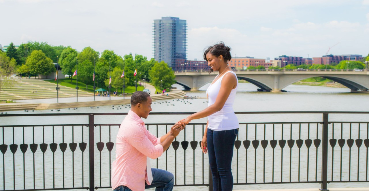 Maj. Victor and Stephani Shepherd engagement photo