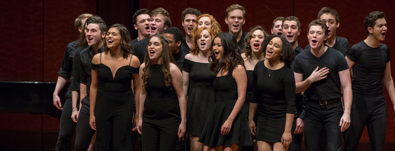 Musical Theatre students perform on stage