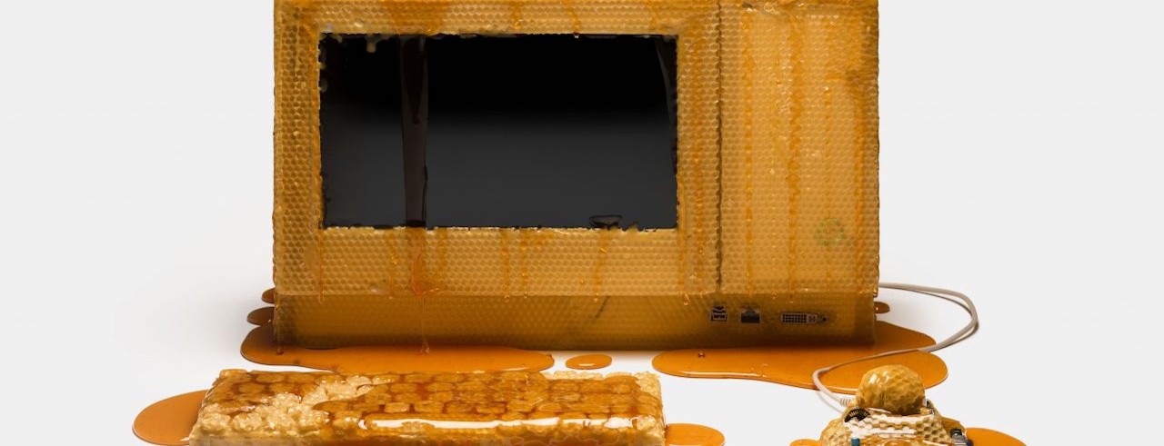 Computer made of honeycomb