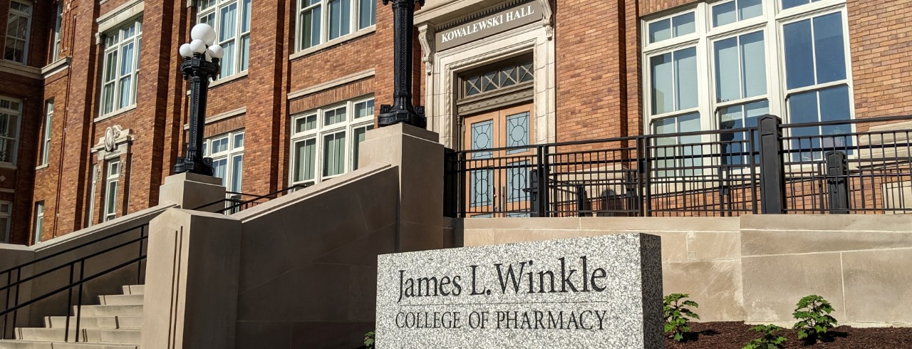 Exterior view of College of Pharmacy building: Kowalewski Hall  