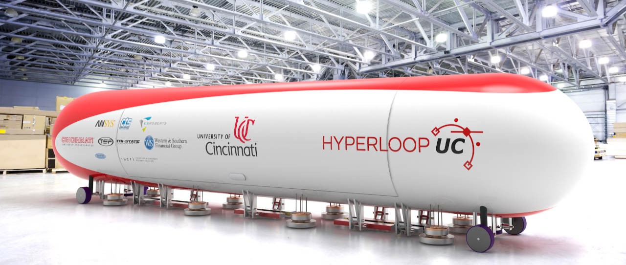 A Hyperloop UC pod.