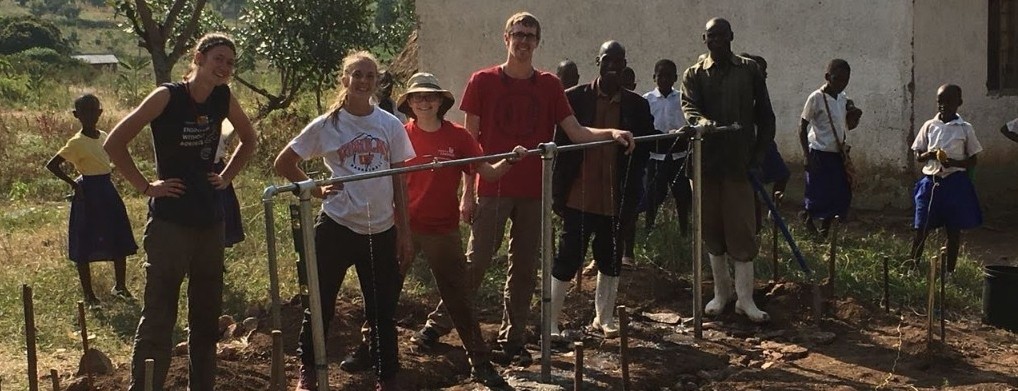 University of Cincinnati students at a past Engineers Without Borders trip to Tanzania