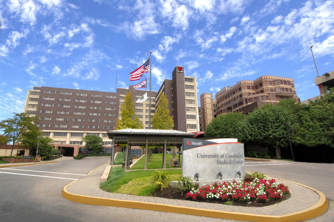 an exterior photo of UC Medical Center