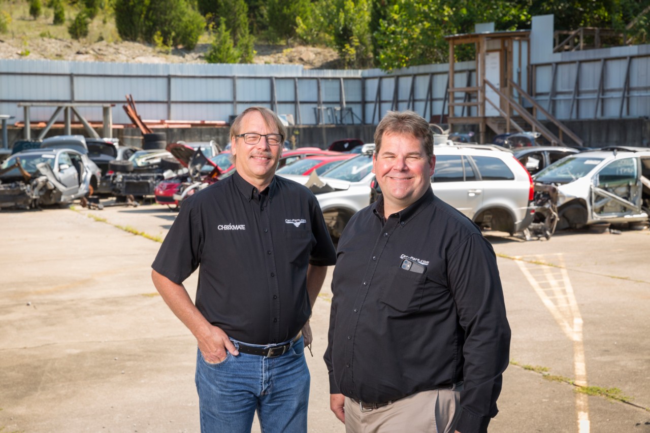 From left: Jeff Schroder (CEO) and Jeff Dietrich (CFO) of Car-Part.com