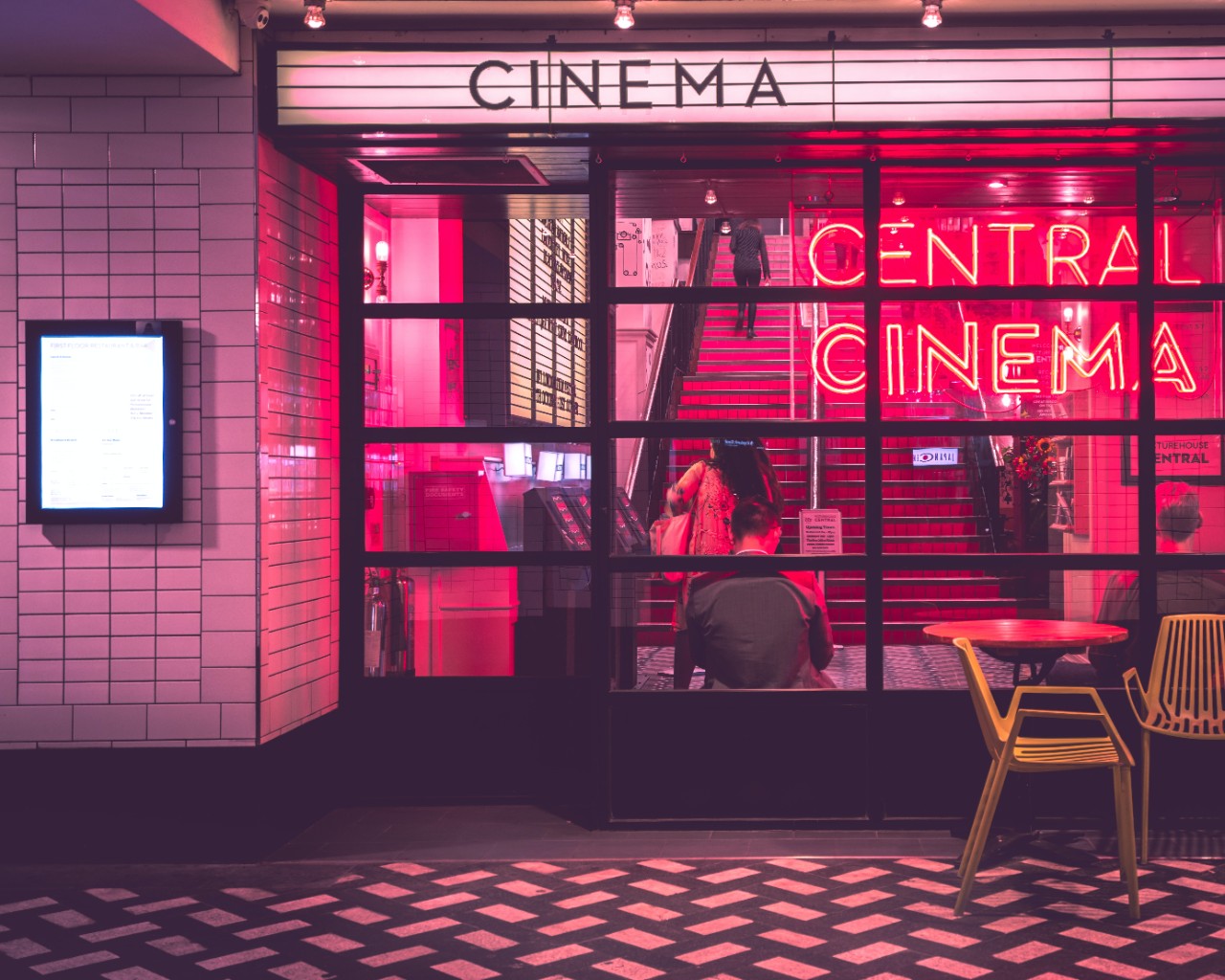 Cinema entrance