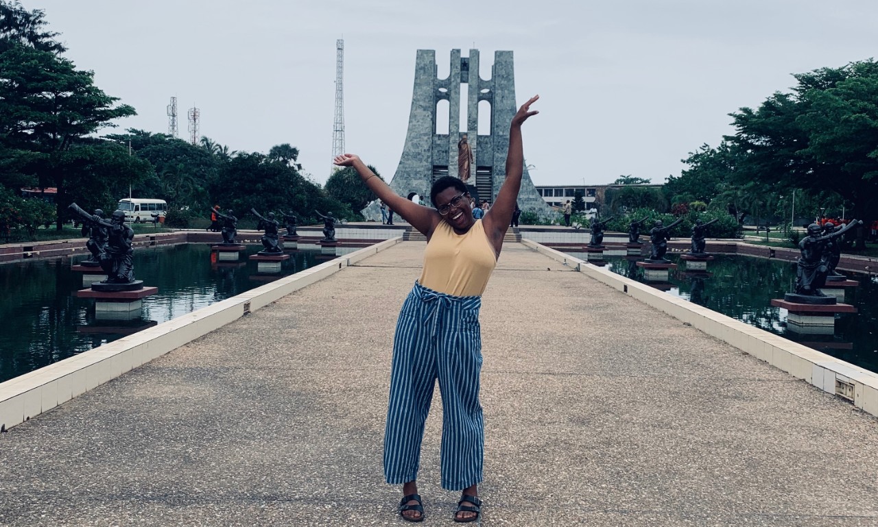 Angelique Kennedy-Chavannes explores Kwame Nkrumah Memorial Park in Accra, Ghana.
