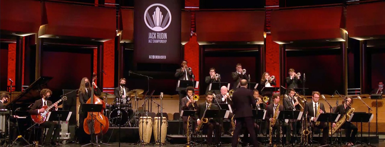 Jazz Orchestra performing on stage