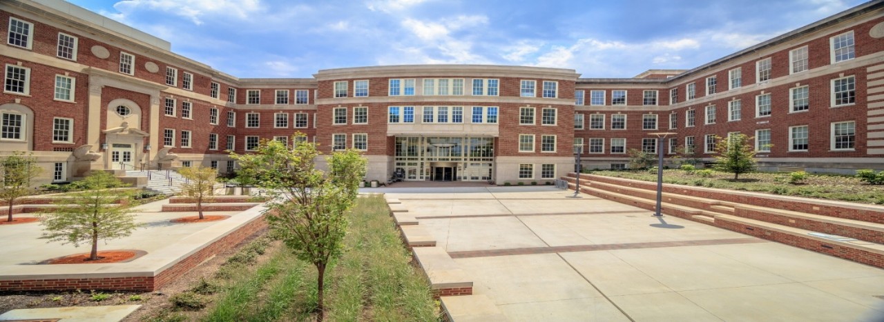 the building of the college of criminal justice, education, human services, and information technology