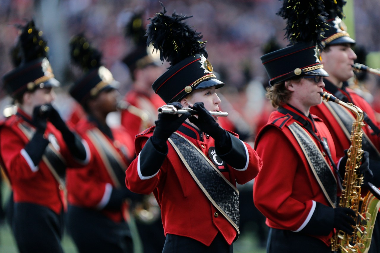 UC Marching Band image during 2017 Homecoming Half-Time performance