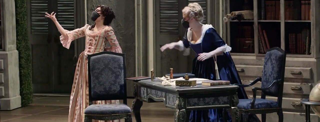 A performance shot of the opera 'The Marriage of Figaro' taken from the mini documentary "Becoming Susanna.'