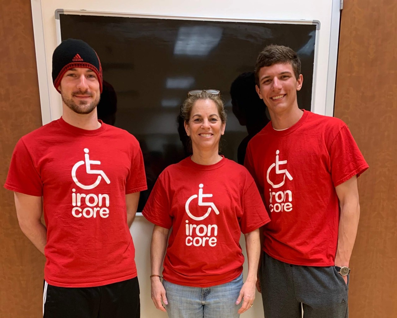 Photo of Dan, Tommy and Renee - Iron Core program