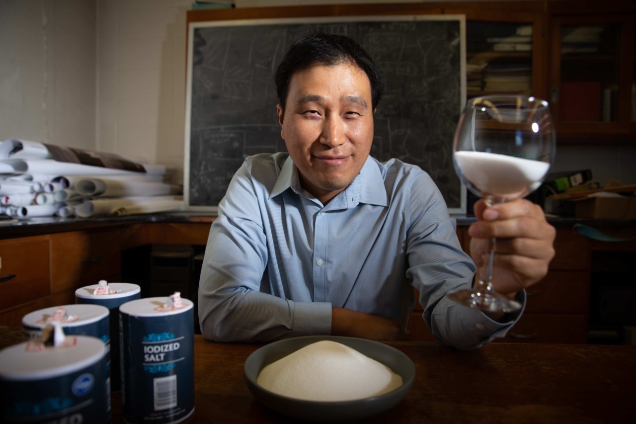 UC chemistry research associate Yu Shi developed a novel method to understand the properties of molten salts, which hold the promise of providing energy storage for nuclear and solar power.