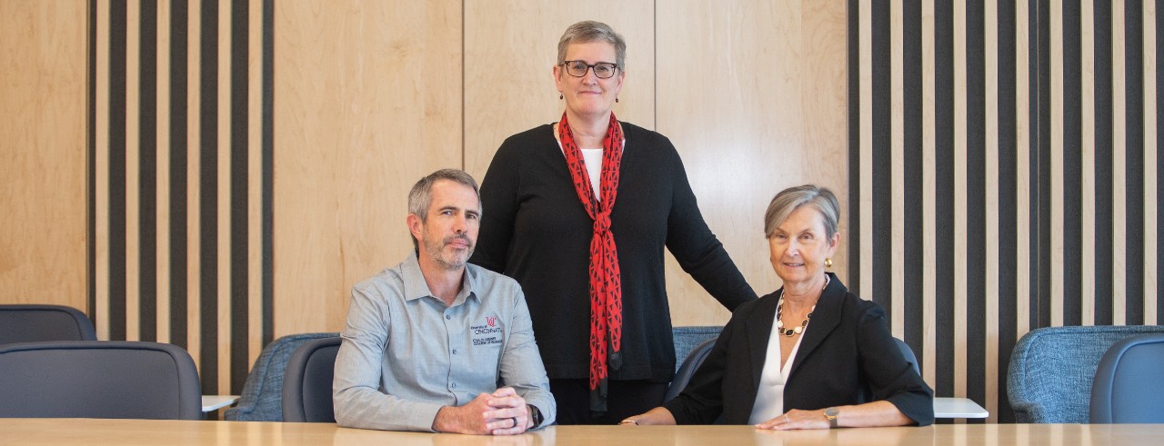 Michael Fry, Suzanne Masterson and Jane Sojka