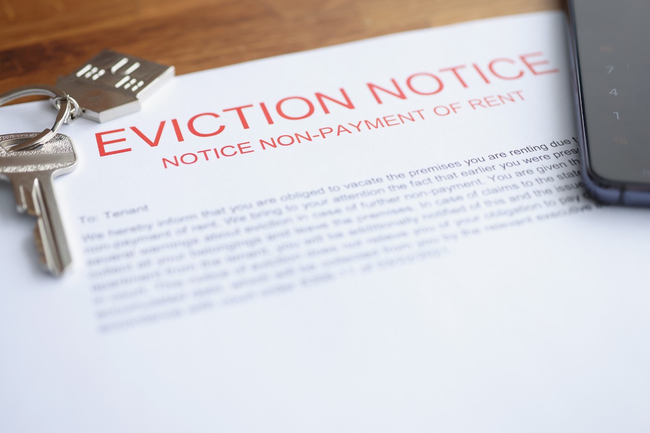 image of an eviction notice
