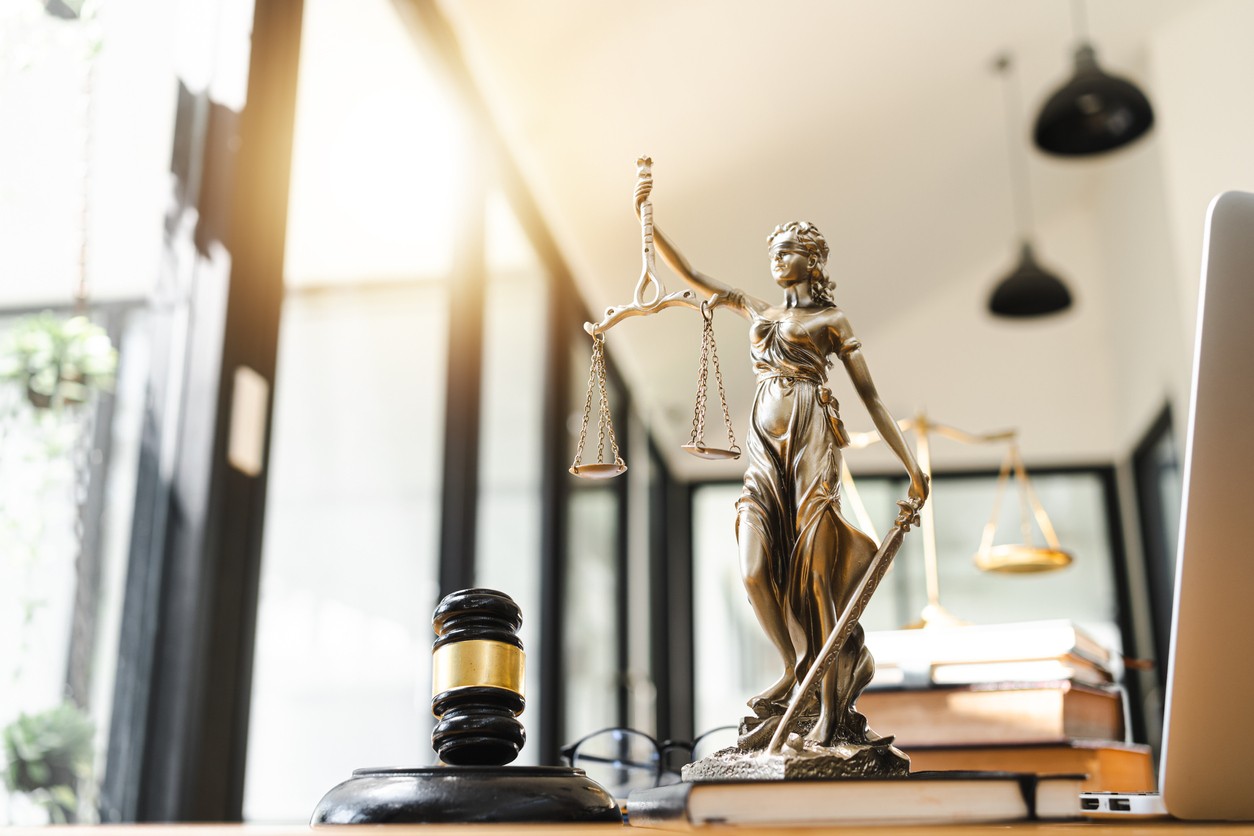 Photo of scales of justice and gavel