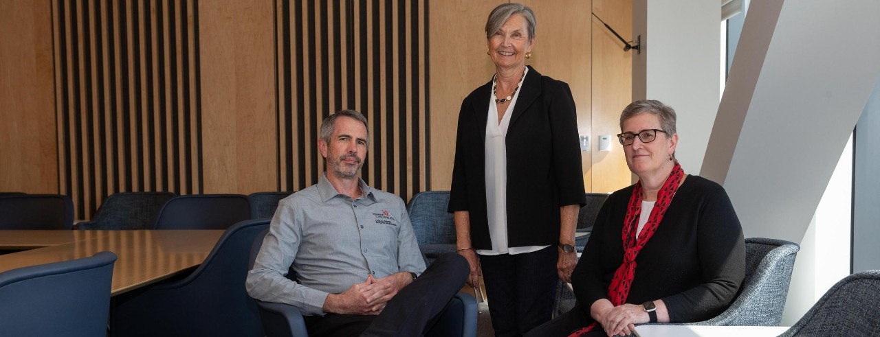 Michael Fry, Jane Sojka and Suzanne Masterson