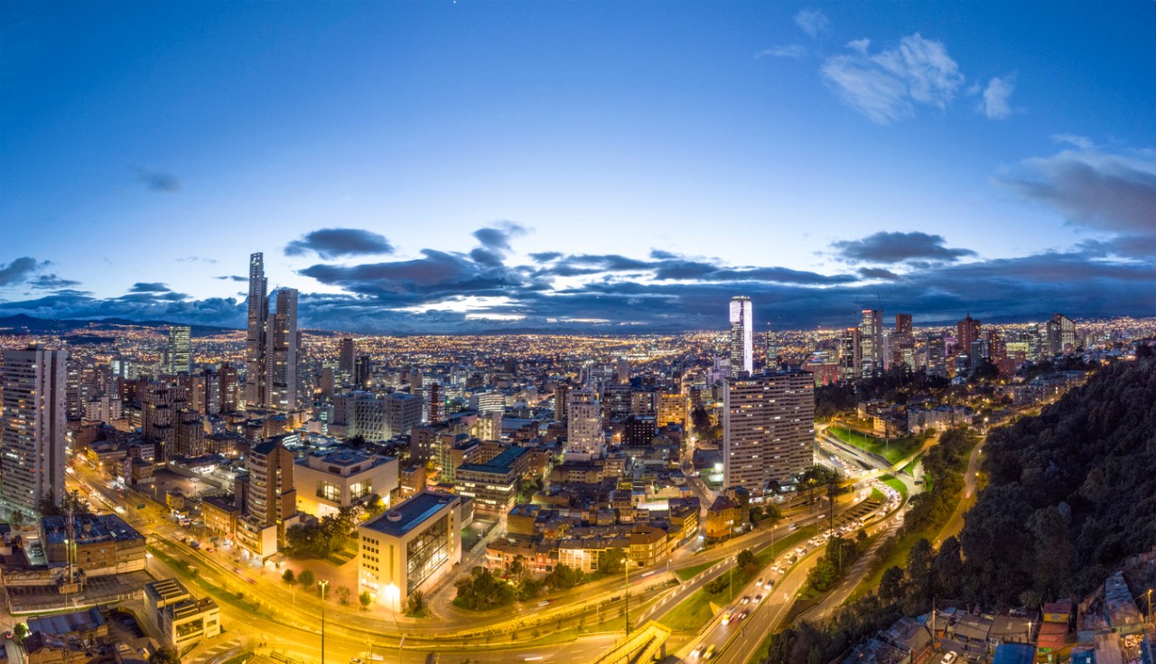 Photo of Bogota, Colombia business district