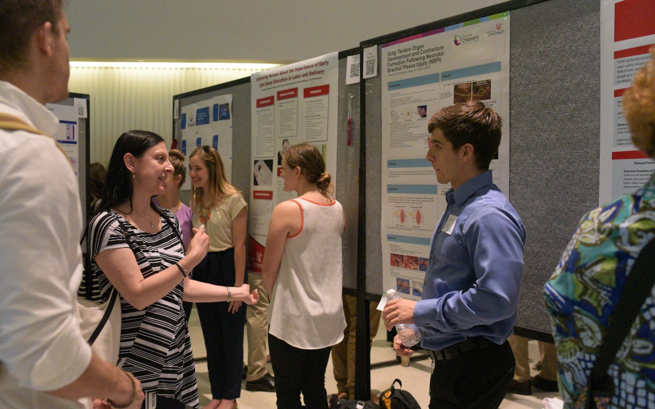 Students present capstone poster projects